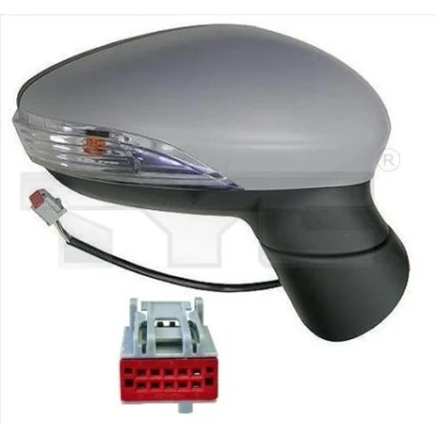 Imagem de Espelho retrovisor Tyc 310 0223 à direita com subcapa para regulação eléctrica dos espelhos, não esférico, aquecível FORD: FIESTA 6, 6 Van