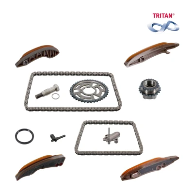 Imagem de FEBI BILSTEIN 174020 Jogo de correntes distribuição simples, com fecho da corrente BMW: 1 Hatchback, 5 Sedan