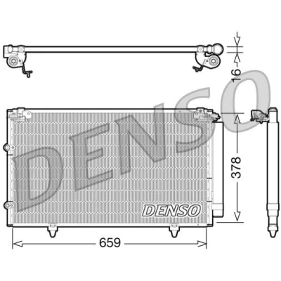 Imagem de Condensador, ar condicionado DENSO DCN51003