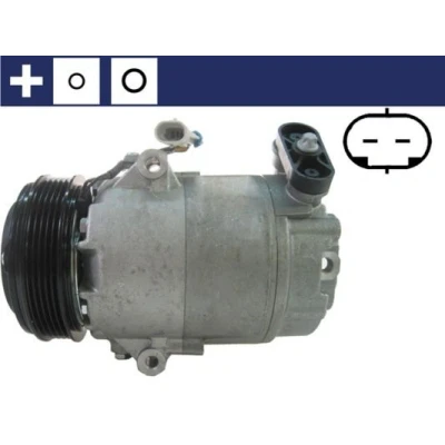 Imagem de MAHLE ORIGINAL ACP 59 000S Compressor CVC6 12 PAG 46 R 134a com retentor OPEL: Astra G CC, Caravan, Corsa C Hatchback