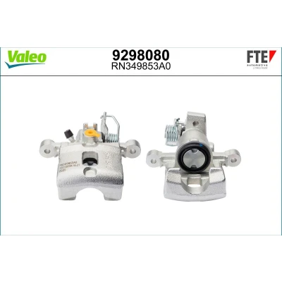 Imagem de FTE 9298080 Pinça de travão cinzento Ferro fundido Eixo traseiro esquerdo sem suporte KIA: Picanto I