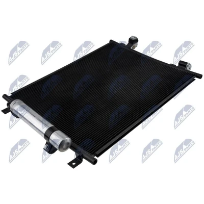 Imagem de NTY CCS NS 031 Condensador com secador Alumínio 523mm R1234yf, R134a NISSAN: Note II Hatchback (E12) 1.5 dCi, 1.2 DIG S 2012 2016
