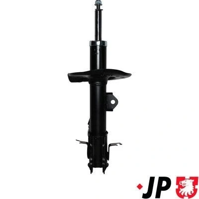 Imagem de JP GROUP 4042101870 Amortecedor Eixo dianteiro, lado esquerdo Pressão do gás Tubo duplo com assento de mola cavilha em cima NISSAN: Juke