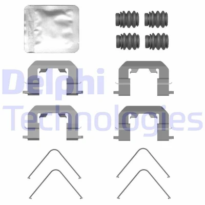Imagem de DELPHI LX0771 Kit de acessórios, pastilhas travão KIA: CARENS 4