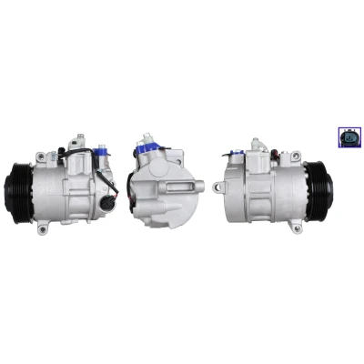 Imagem de LUCAS ACP01215 Compressor PAG 46 R134a MERCEDES BENZ: Classe C T modell, Sedan