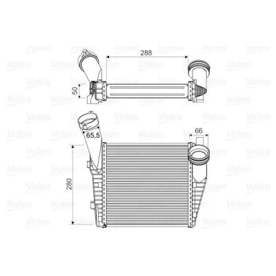 Imagem de VALEO 818814 Intercooler Alumínio AUDI: Q7