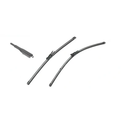 Imagem de Escova do limpa vidros Denso Flat DF 011 600/475mm Sem armação para veículo com volante à esquerda BMW: 3 Touring, Sedan, Sedan