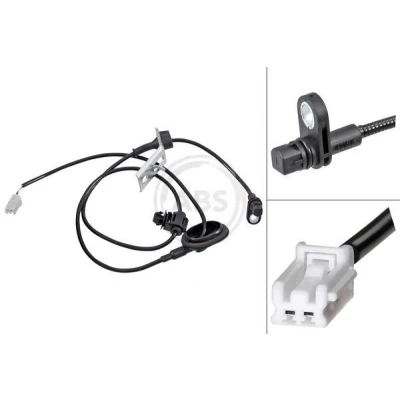 Imagem de A.B.S. 31701 Sensor de ABS activo 985mm 1055mm 14mm branco