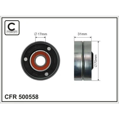 Imagem de CAFFARO 500558 Polia Tensora LAND ROVER: Discovery 4, Range Rover Sport