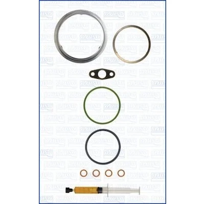 Imagem de AJUSA JTC12080 Kit de montagem, turbocompressor with studs, syringe oil com juntas instruções montagem BMW: X3