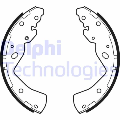 Imagem de DELPHI LS2143 Maxilas de Travão 270 56