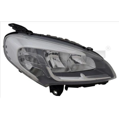 Imagem de TYC 20 16542 15 2 Farol Principal esquerda H7/H7, W21W com luz de circulação diurna para pela direita motor elétrico