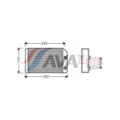 Imagem de AVA COOLING SYSTEMS OL6315 Radiador Quente com tubagem OPEL: Vectra B Sedan