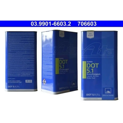 Imagem de ATE DOT 5.1 03.9901 6603.2 Líquido dos Travões 5l