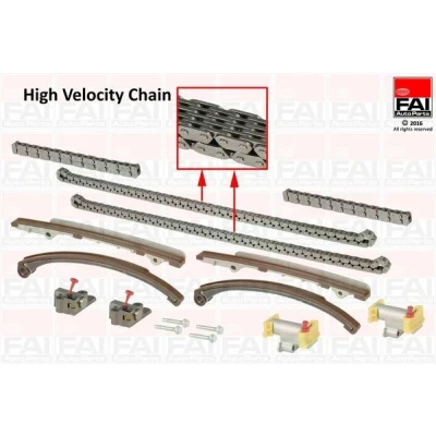 Imagem de FAI AutoParts TCK89L Jogo de correntes distribuição sem juntas, carretos simples, Corrente roletes, baixo ruído