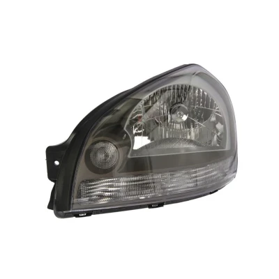 Imagem de ABAKUS 221 1134L LDEM2 Farol Principal esquerda H4 transparente para circulação pela direita sem motor elétrico Caixa com interior preto P43t