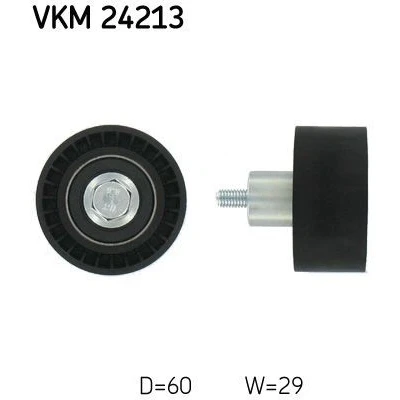 Imagem de SKF VKM 24213 Polia de desvio/de guia, correia dentada com material fixação