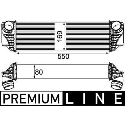Imagem de MAHLE ORIGINAL CI 185 000P Intercooler