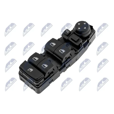Imagem de NTY EWS BM 008 Interruptor, elevadores dos vidros à frente, lado esquerdo BMW: 5 Sedan, Touring, X3