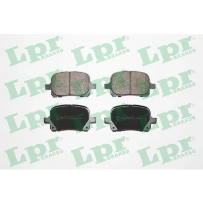 Imagem de LPR 05P712 Jogo de pastilhas para travão disco TOYOTA: Camry IV Sedan