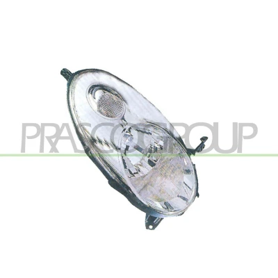 Imagem de PRASCO DS0114803 Farol Principal à direita H4 crómio com porta lâmpadas sem motor de regulação do alcance dos faróis NISSAN: MICRA 3