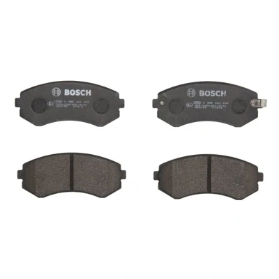 Imagem de BOSCH 0 986 424 489 Jogo de pastilhas para travão disco Baixo teor metálico com avisador sonoro desgaste NISSAN: Patrol GR 5 SUV, ALMERA 1