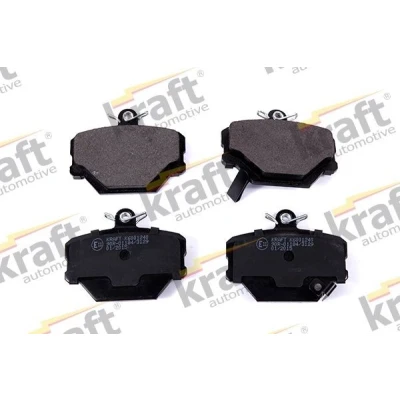 Imagem de KRAFT 6001240 Jogo de pastilhas para travão disco Eixo dianteiro incl. contacto aviso desgaste SMART: Fortwo II Coupe, City Coupe