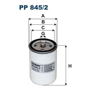 Imagem de FILTRON PP 845/2 Filtro de Combustível aparafusado