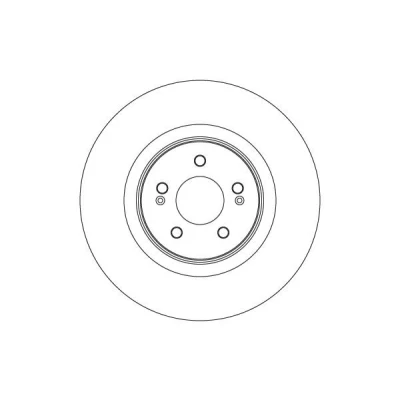 Imagem de TRW Disco de travão 345mm 30mm 5 114,3mm ventilado DF6813S 51712L1700 Discos
