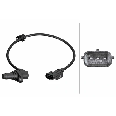 Imagem de HELLA 6PU 358 381 521 Gerador de Impulsos 3pólos Sensor Hall