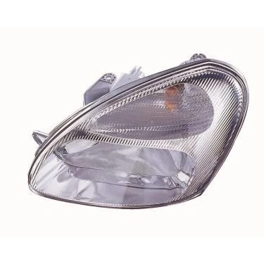 Imagem de ABAKUS 222 1109R LD EM Farol Principal à direita H4 transparente para circulação pela com motor de regulação do alcance dos faróis P43t