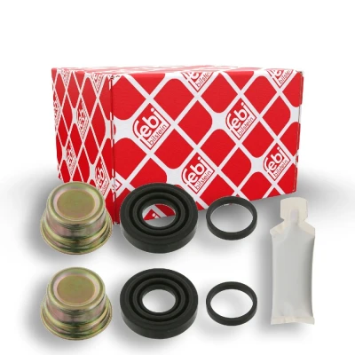 Imagem de FEBI BILSTEIN 12337 Jogo de casquilhos guia, pinça travão Eixo dianteiro sem casquilho guia OPEL: Kadett E Caravan, Corsa A CC