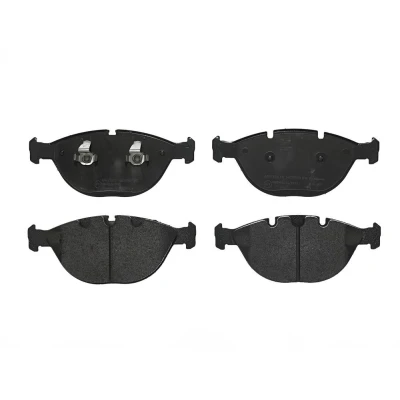 Imagem de BREMBO P 06 028 Jogo de pastilhas para travão disco preparado indicador aviso desgaste com grampo do êmbolo sem acessórios BMW: X5