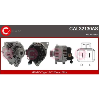 Imagem de CASCO CAL15157AS Alternador 12V 80A CITROËN: Saxo Hatchback, Xsara AX PEUGEOT: 106 II I Hatchback