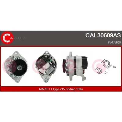 Imagem de CASCO CAL15105AS Alternador 12V 125A RENAULT: CLIO 2, MEGANE 2 Kombi, Kangoo I Express, OPEL: Vivaro A Van, Camião de plataforma / Chassis