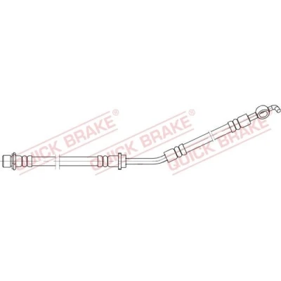Imagem de QUICK BRAKE 58.866 Mangueira de Travão 175, 250