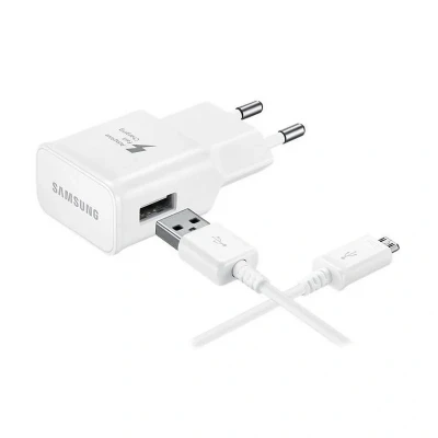 Imagem de Samsung Carregador rápido USB + Cabo Micro EP TA20 Branco