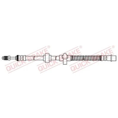 Imagem de QUICK BRAKE 32.848 Mangueira de Travão 640mm M10x1 com rosca interior, exterior