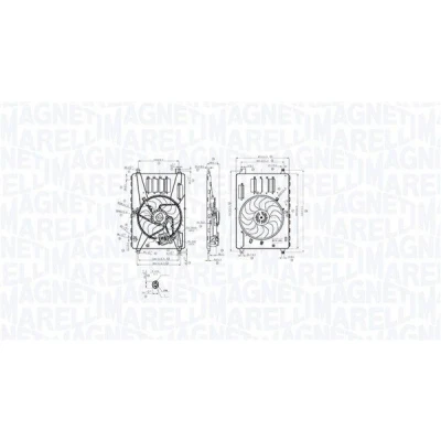 Imagem de MAGNETI MARELLI 069422857010 Ventilador de Radiador 385 12 372 VOLVO: XC60 I, FORD: MONDEO 4 Turnier, 4, Galaxy Mk2 MPV
