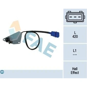 Imagem de FAE 79105 Sensor de Hall FIAT: Punto II Hatchback, Stilo Multi Wagon, ALFA ROMEO: 146, 156 Sedan, GTV, LANCIA: Lybra Sedan