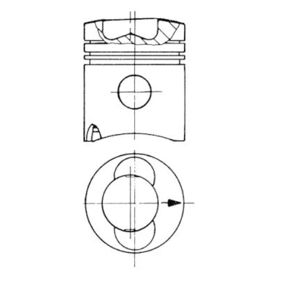 Imagem de KOLBENSCHMIDT 93741600 Pistão 102mm