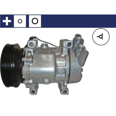 Imagem de MAHLE ORIGINAL ACP 31 000S Compressor SD6V12 12 PAG 46 R 134a com retentor RENAULT: Kangoo II Express, CLIO 2, 2 Kasten