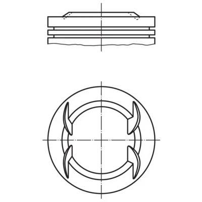 Imagem de MAHLE ORIGINAL 011 PI 00111 000 Pistão 79mm OPEL: Astra H Caravan, Hatchback