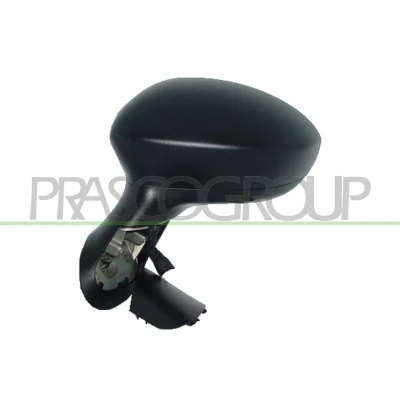 Imagem de Espelho retrovisor Prasco FT3427004 com cabo esquerda preto convexo, sem cor FIAT: Grande Punto Hatchback