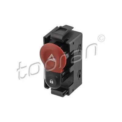 Imagem de TOPRAN 702 299 Interruptor piscas de emergência 6 rectangular