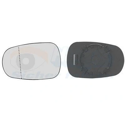 Imagem de VAN WEZEL 3328839 Vidro Espelho esquerda, à direita NISSAN: MICRA 3