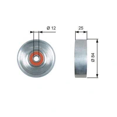 Imagem de GATES T39178 Polia Tensora FleetRunner Micro V Stretch Fit NISSAN: MICRA 2, Almera II Hatchback