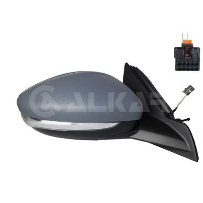 Imagem de Espelho retrovisor Alkar 6132312 à direita com subcapa sensor de temeperatura, ajuste: por cabo aço, convexo PEUGEOT: 208 II Hatchback