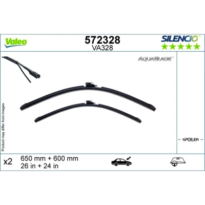 Imagem de Escova do limpa vidros Valeo 572328 à frente plana Top Lock sem aquecimento MERCEDES BENZ: Sprinter 3.5 t Van