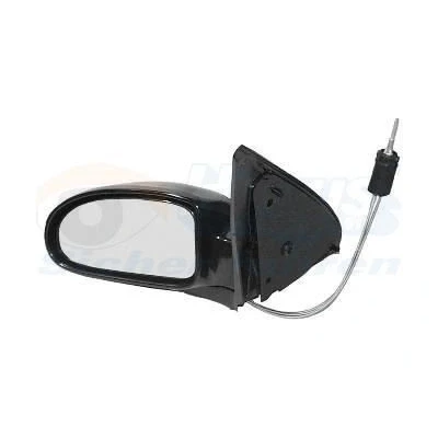 Imagem de Espelho retrovisor Van Wezel 1858803 esquerda preto completo, convexo, ajustável pelo interior, ajuste: por cabo de aço